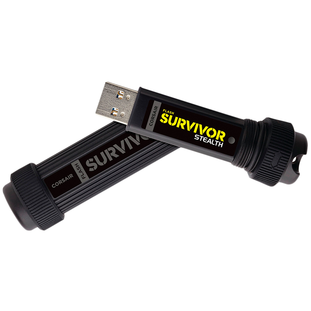 CORSAIR Flash Survivor Stealth USB 3.0 512GB, Military-Style Design