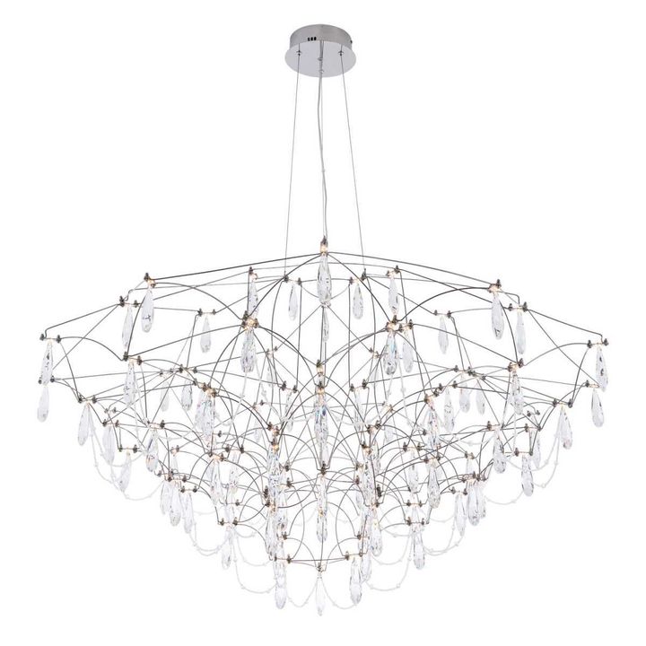 Подвесная светодиодная люстра Modelux Premium ML.5602.1200P СН