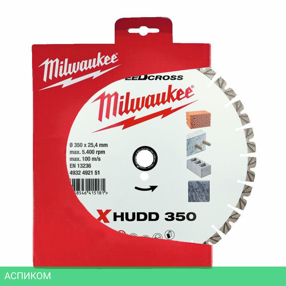 Алмазный диск Milwaukee Speedcross X-HUDD 350мм (4932492151)