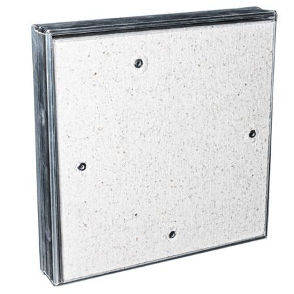 Люк ревизионный D Ceramo 200х400 скрыт.монтаж съемный алюминий EVECS