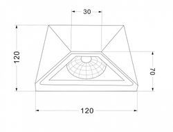 Накладной светильник Maytoni Beekman O577WL-L5B