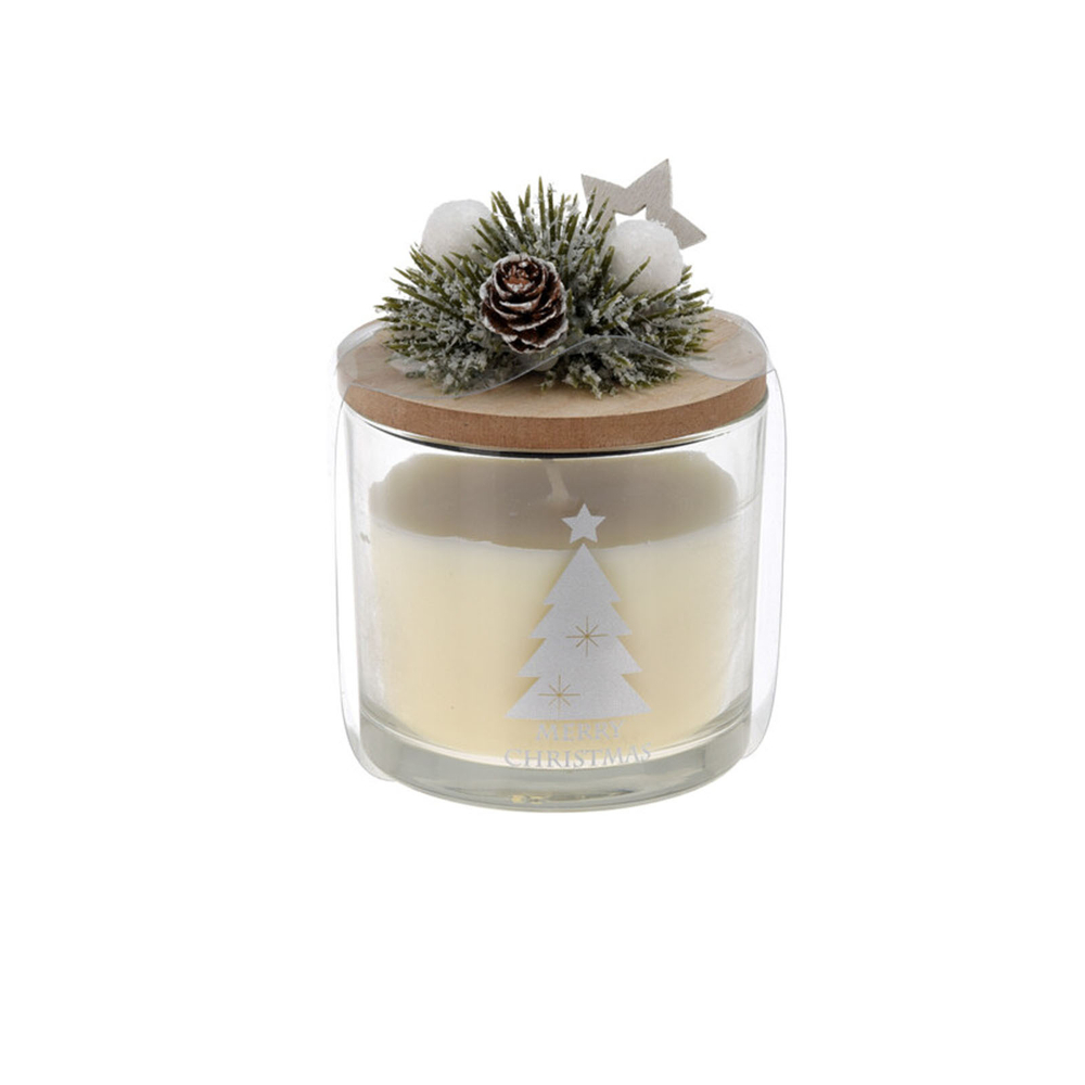 Свеча в банке с крышкой 7.5 см