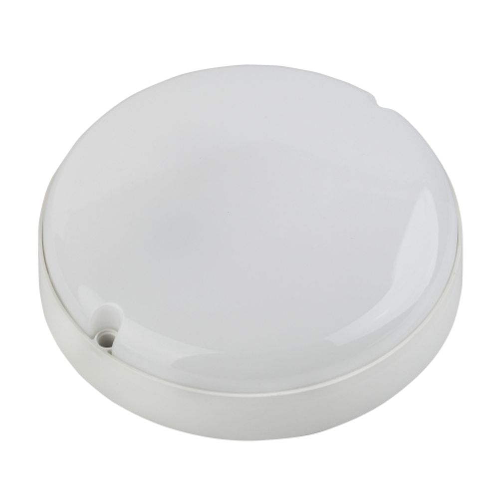 Светильник ЖКХ светодиодный ЭРА SPB-201-2-65K-012 IP65 12Вт 6500К D155 круг с оптико-акустическим датчиком | Светильники для ЖКХ IP65