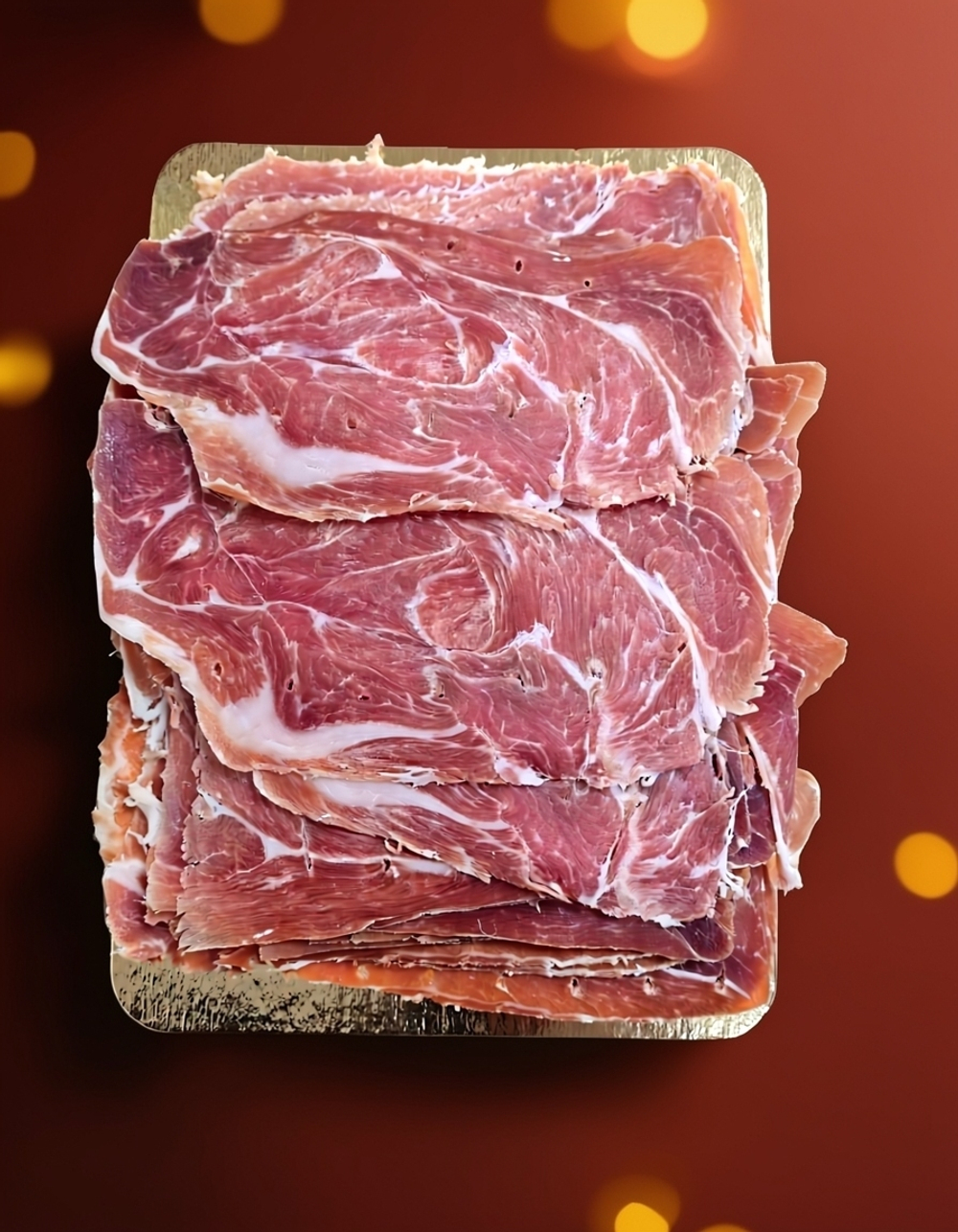 Хамон  слайсы на подложке