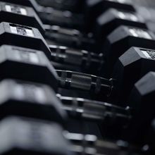 Гантель гексагональная обрезиненная PROFI-FIT 17,5 кг