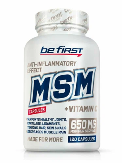 Be First MSM + Vitamin C (120 капс.)