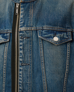 UNDERCOVER КУРТКА-ЖАКЕТ КОМБИНИРОВАННАЯ ИЗ ДЕНИМА