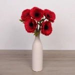 Цветы искусственные «Natur» 30см Маки 5шт бордовые