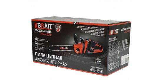 Аккумуляторная цепная пила BRAIT BCCS20-4NMBL