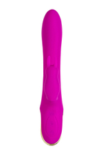 Тройной вибратор A-toys Trinny 21,5 см с кроликом и анальным отростком