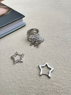 Серьги Звезды 20мм