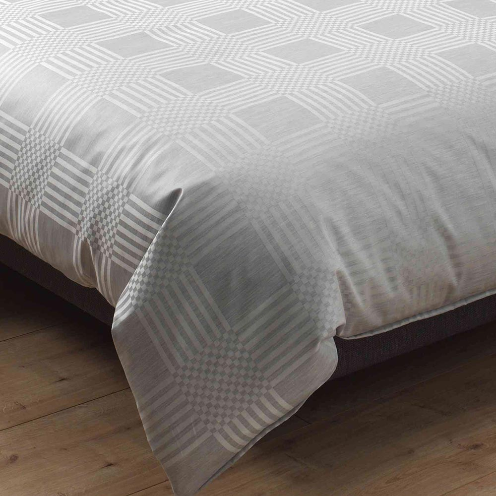 Пододеяльник 220x240 Elegante Palladium серый вид