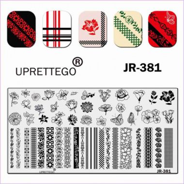 Пластина для стемпинга JR 381