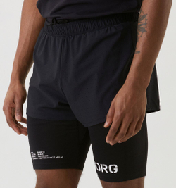Мужские теннисные шорты Björn Borg Sthlm Rfd Shorts - черный