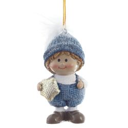 GAEM Фигурка декоративная подвесная "Дети", L4 W3 H7,5 см, 2в.