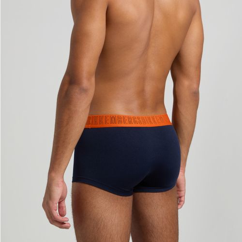 Мужские трусы хипсы (черный, темно-синий) набор 2 в 1 Bikkembergs OUTLINE BKK51UTR25BI/2