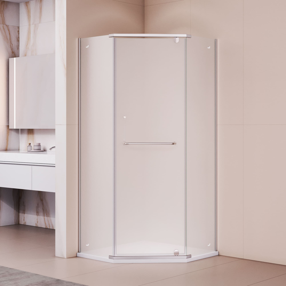 Душевой уголок RGW PA-081 (Матовое-Сатинат, 800x800)