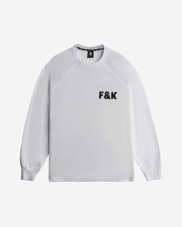 Лонгслив F&K белый - фото 1