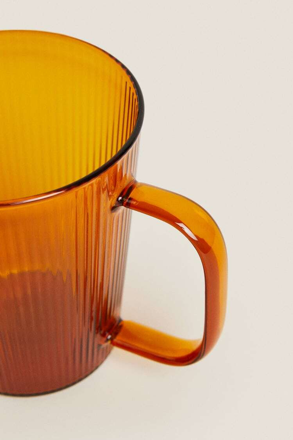 ZARA HOME КРУЖКА ИЗ БОРОСИЛИКАТНОГО СТЕКЛА, ОРАНЖЕВЫЙ