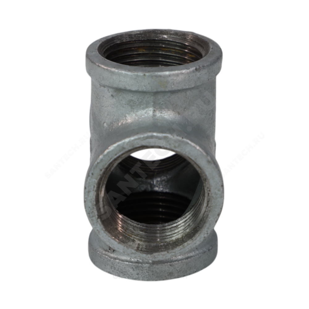 Крест прямой чугун оц Ду 20 (3/4") ВР/ВР Fittex PLUS