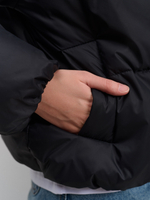 Пуховик женский демисезонный черный