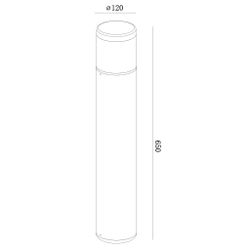 8108 Наземный уличный светильник CHICAGO