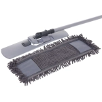 Швабра Селфи с насадкой из микрофибры, насадка 100гр букли Gray