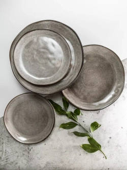 Тарелка плоская, Мокко 28 см - 6 шт.