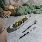 Блюдо 34 см,керамика "Frutti di Mare" P.L. серое