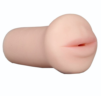 Нежный мастурбатор-ротик REALSTUFF 5INCH MASTURBATOR BJ (Цвет: телесный)