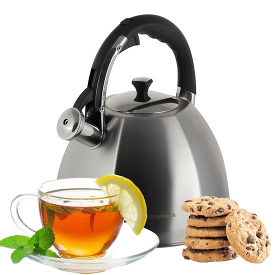 Чайник 4,5 л. из нержавеющей стали со свистком Ofenbach NB 100309