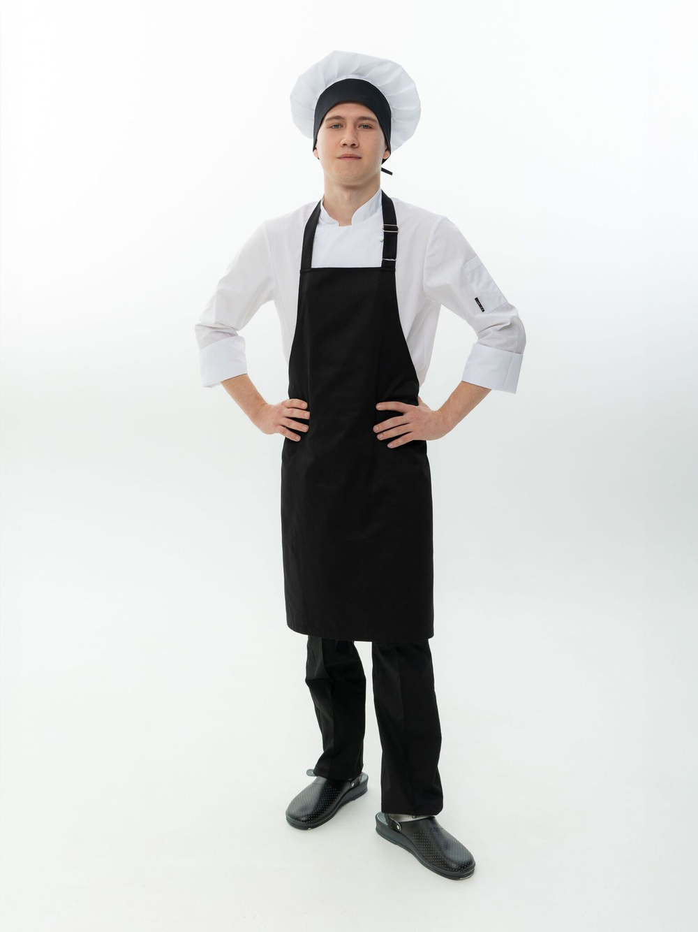 Фартук с грудкой "КУХНЯ"