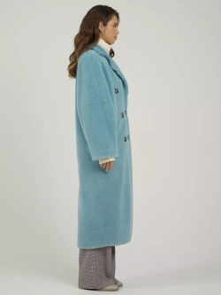 Шуба из шерсти экошуба, SilverFox (арт. 2323)