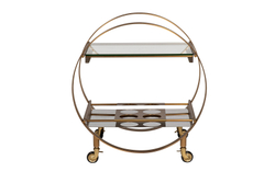 Стол-тележка сервировочный 70х48х76 Garda Decor латунь