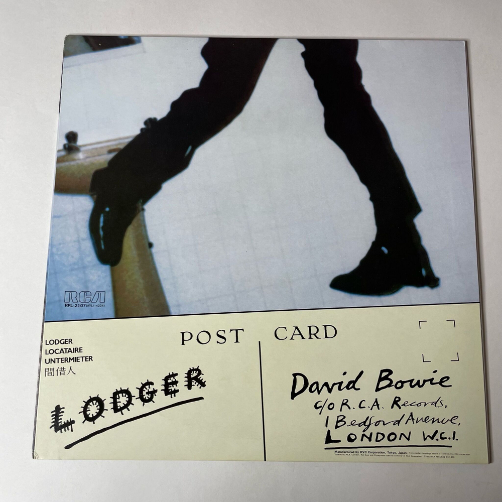Винтажная виниловая пластинка LP David Bowie Lodger (Japan 1982) (No Obi)