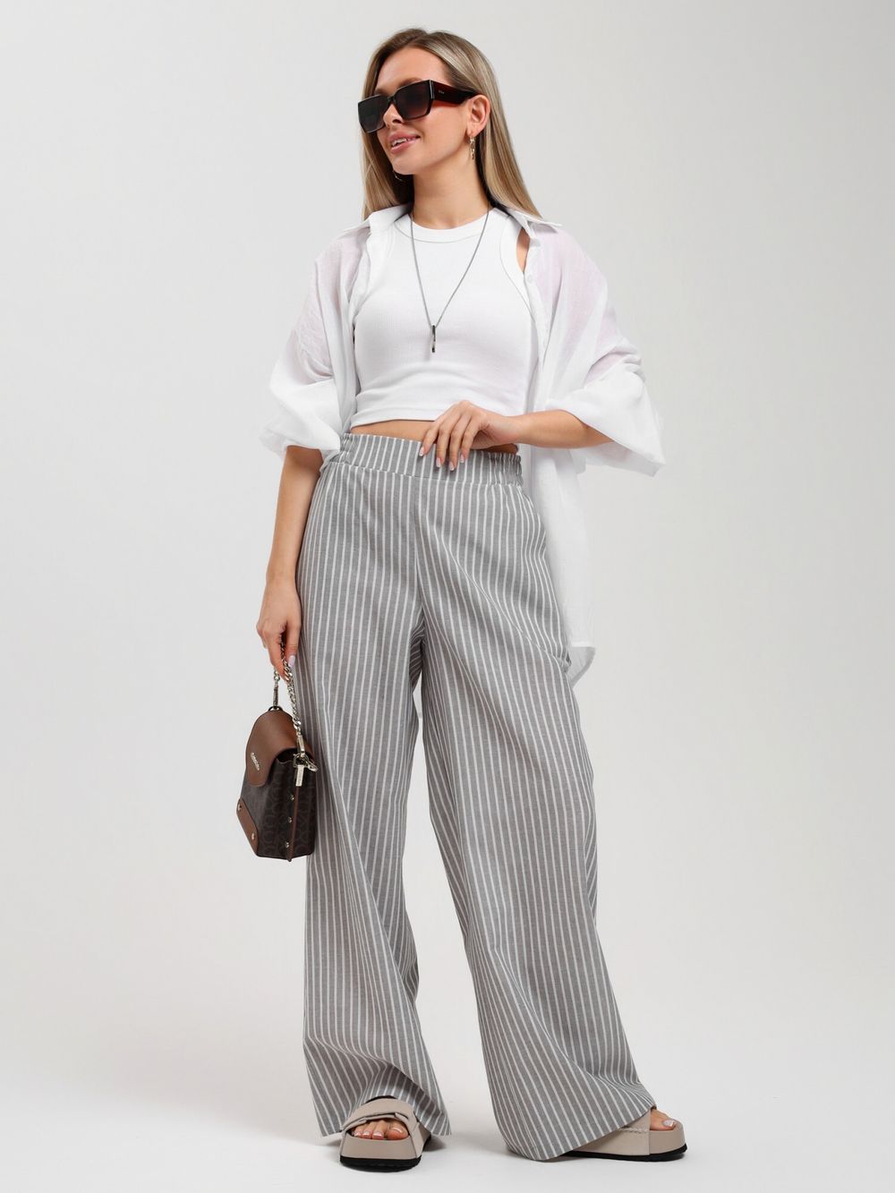 Брюки Летний день-2 Виотекс СЕРЫЙ