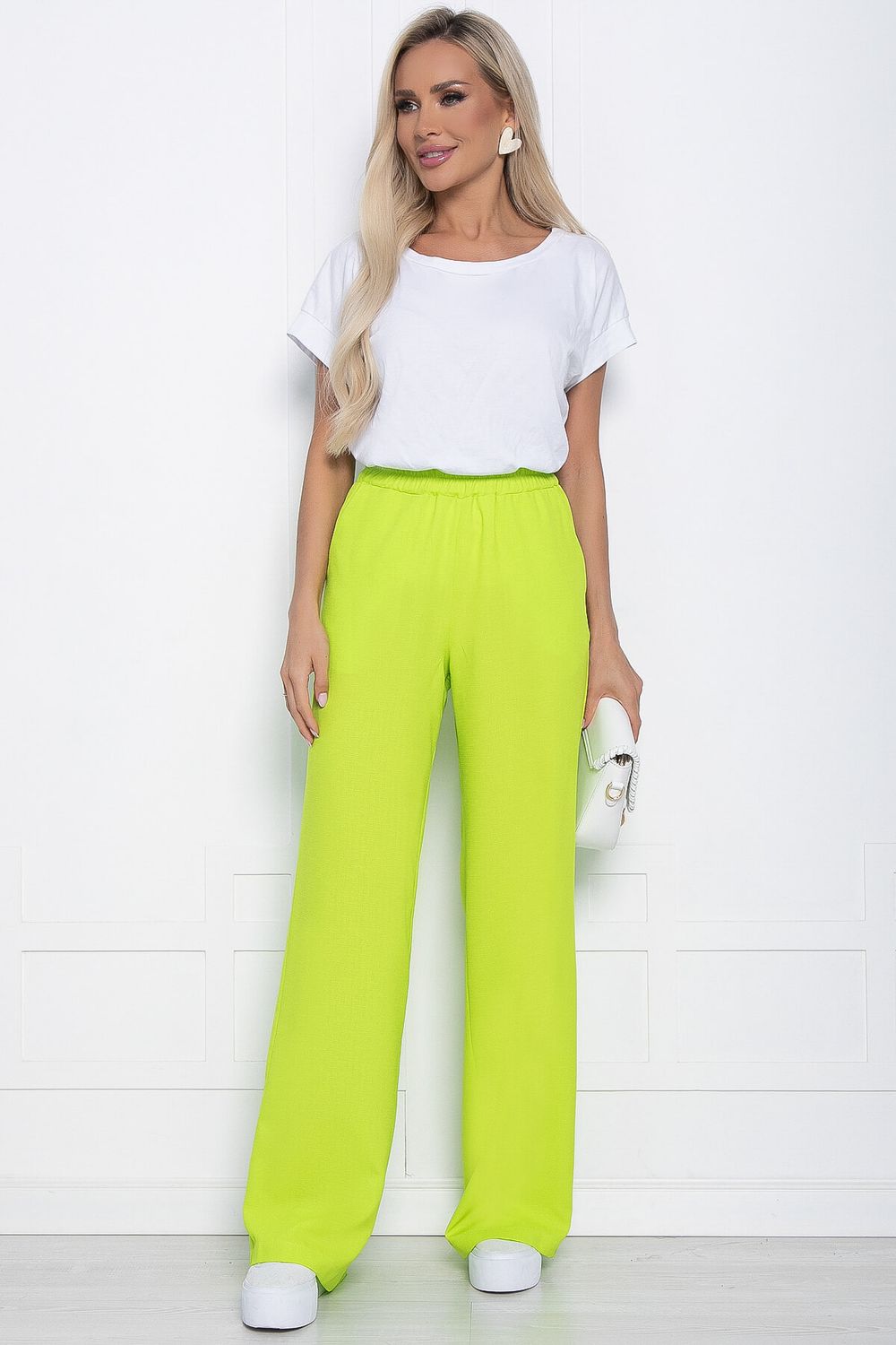 Брюки Руби (лайм) Б11016 LT Collection