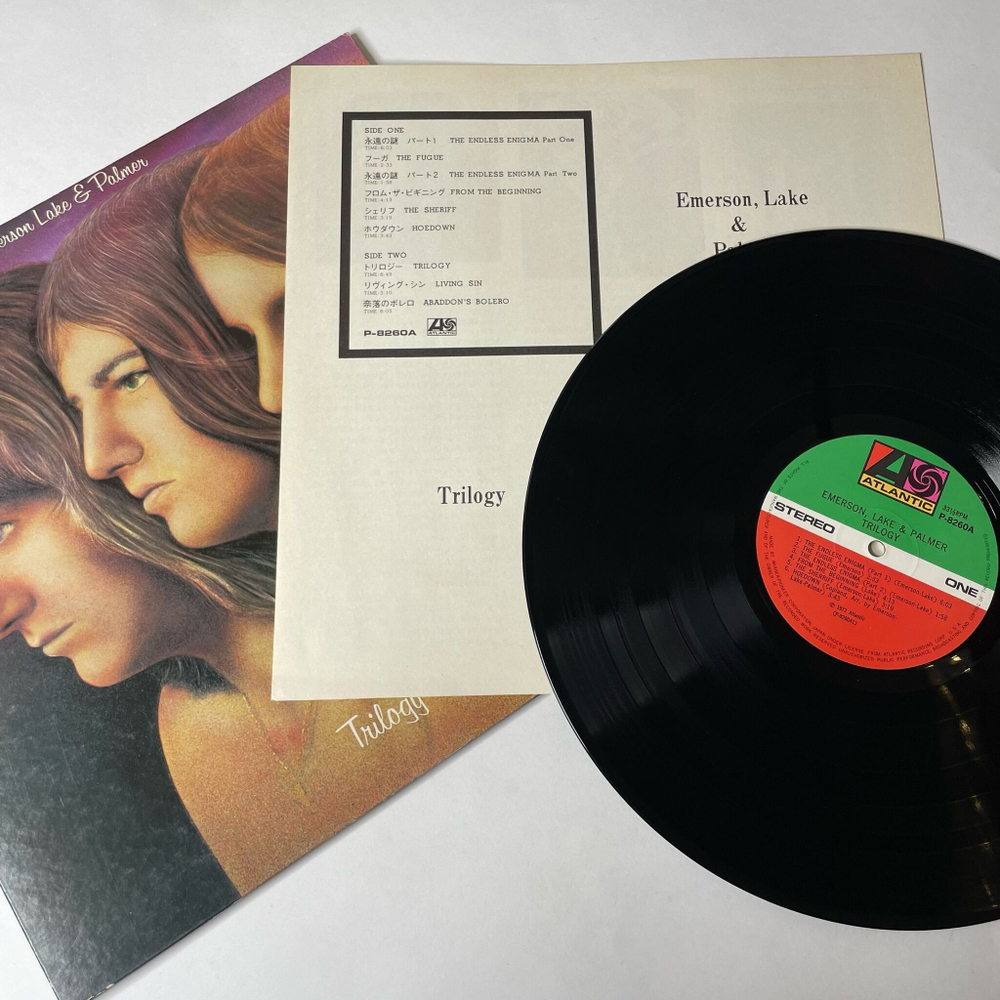 Винтажная виниловая пластинка LP Emerson, Lake and Palmer Trilogy (Japan 1974) (No Obi)