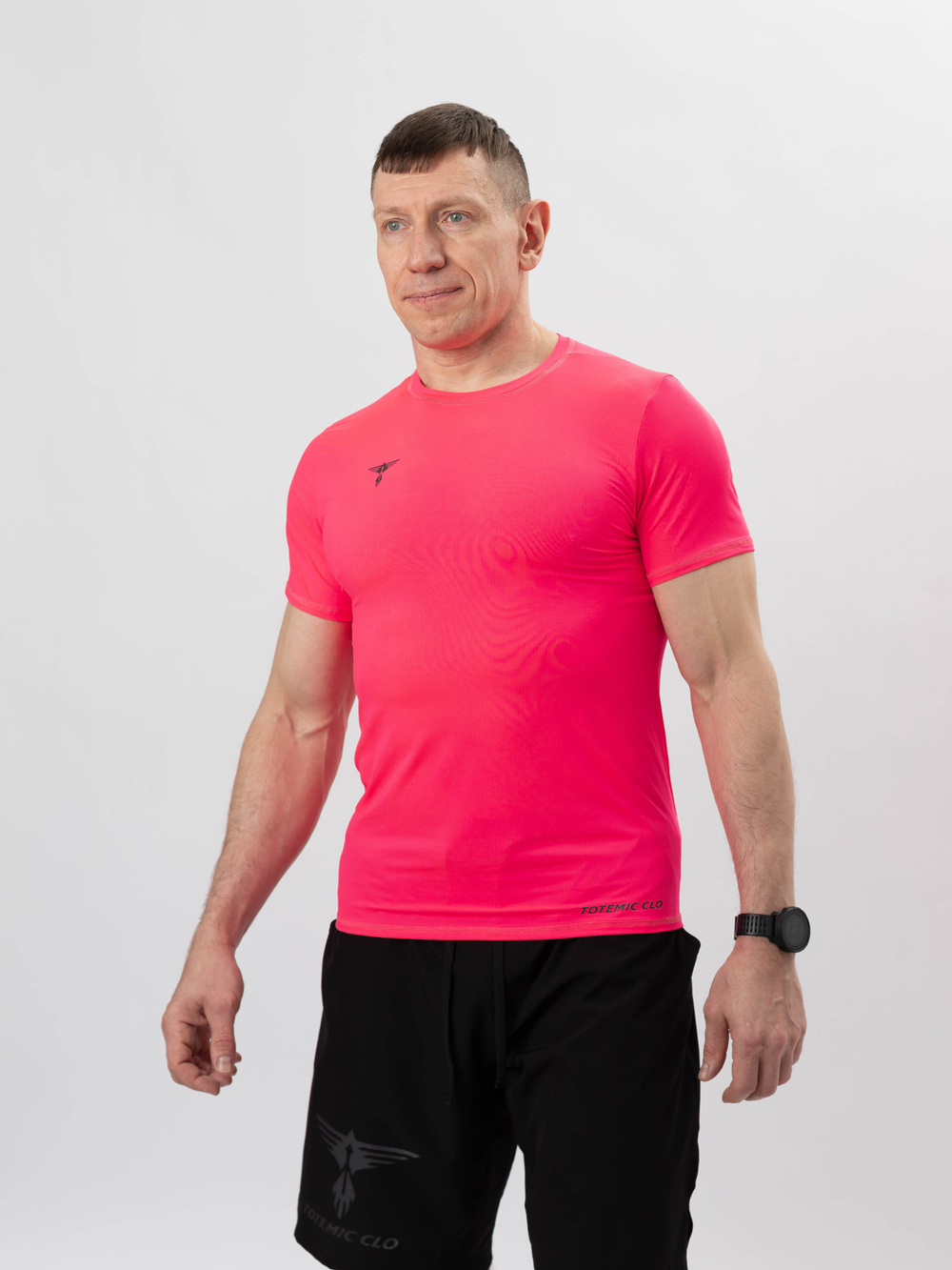 Футболка спортивная TOTEMIC CLO розовая