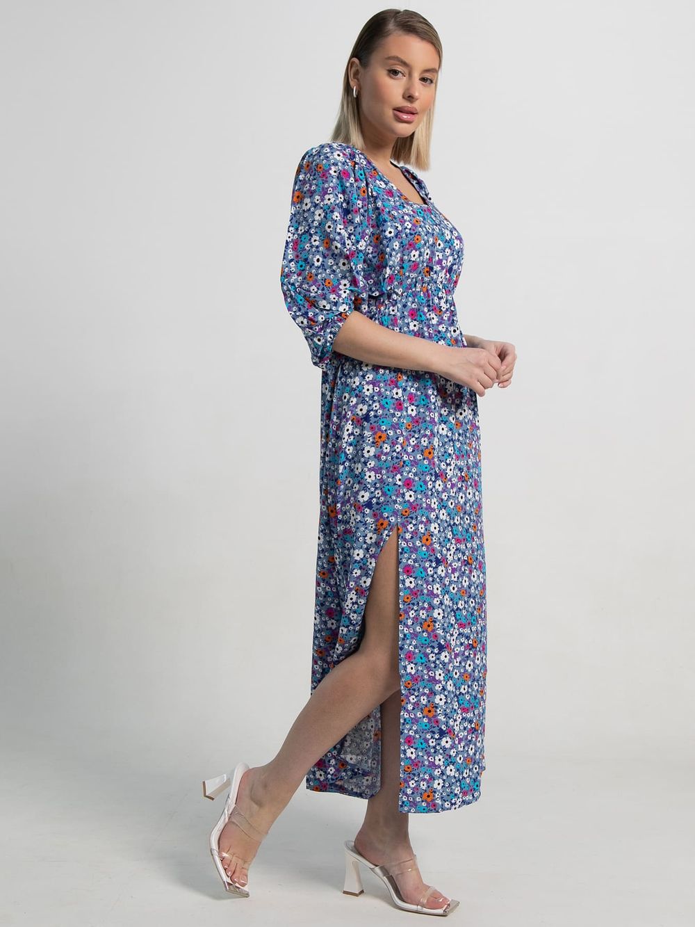 Платье Неповторимая (голубое) П15501-34М LT Collection