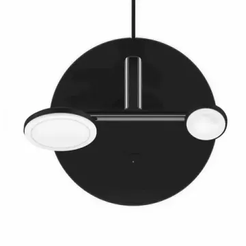 Беспроводное зарядное устройство Belkin MagSafe 3-in-1 Wireless Charger WIZ009vfBK (Black)