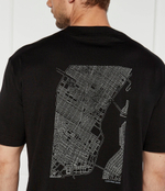 Футболка CITY GRID MAP CALVIN KLEIN JEANS - черный(J30J325689)