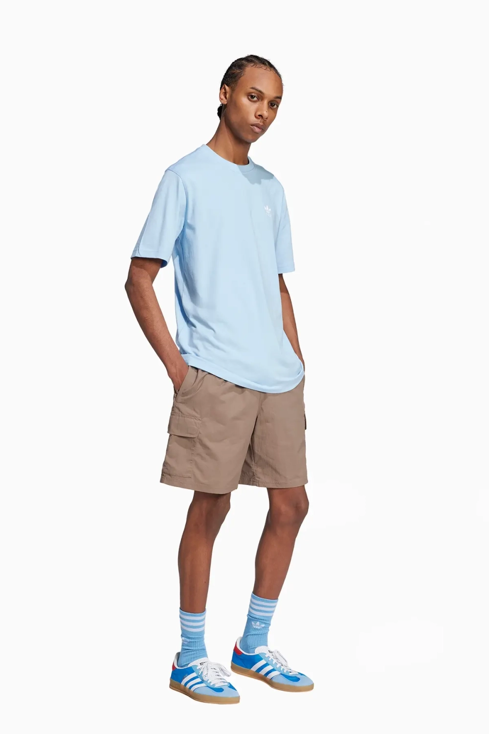 Футболка adidas Trefoil Essentials - голубой