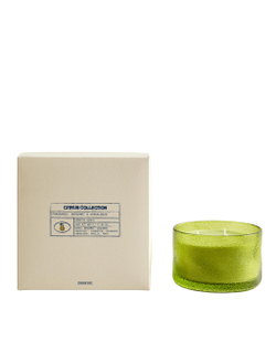 Zara Home Свеча ароматическая Bergamot & Sandalwood 500 г, растительный воск, аромат древесный, Коричневый
