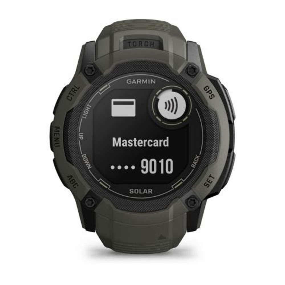 Смарт часы Garmin Instinct 2X Solar темно-зеленый