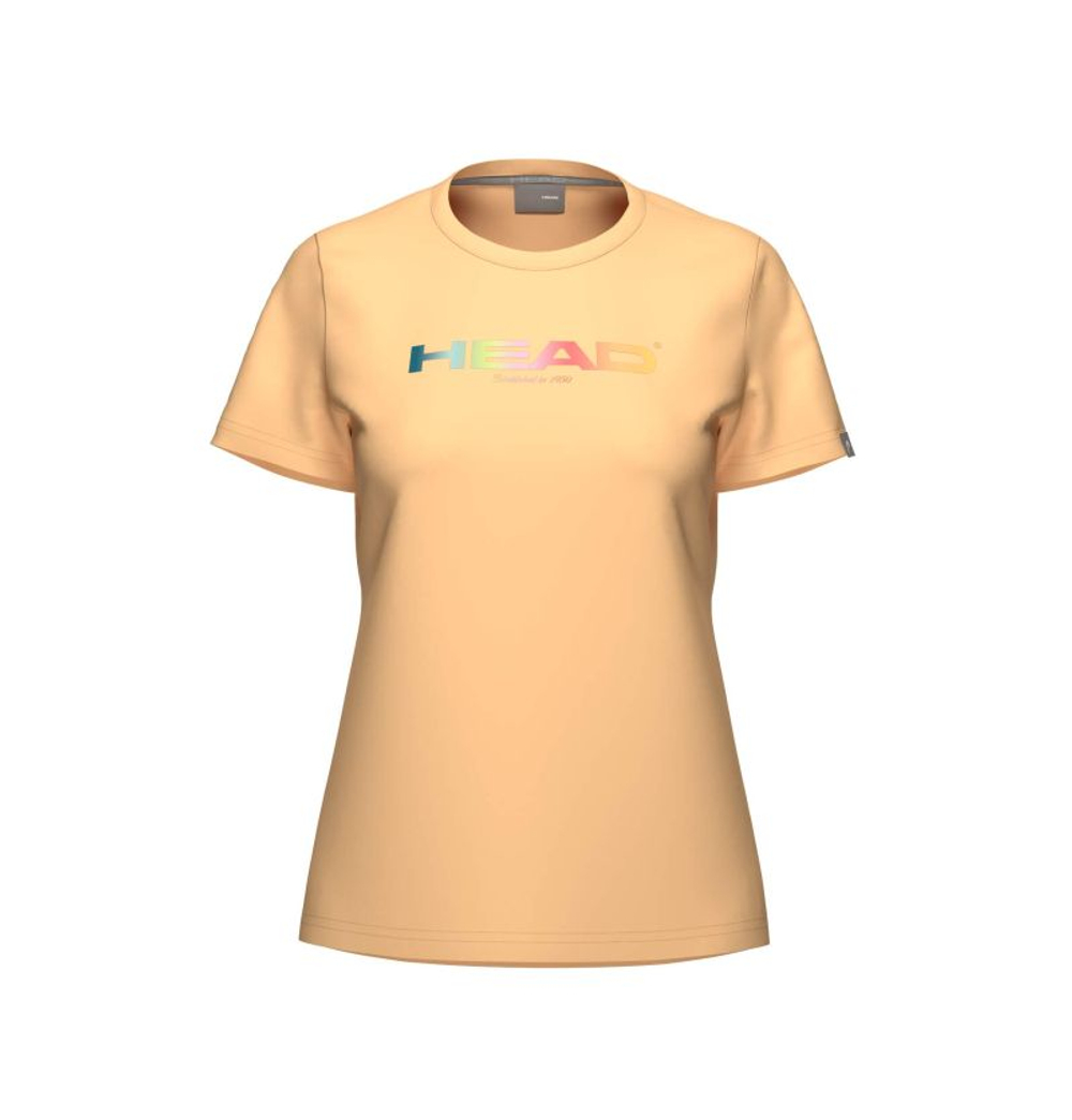 Женская теннисная футболка Head Rainbow - apricot
