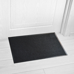 Коврик 50*80см влаговпитывающий ребристый, темно-серый