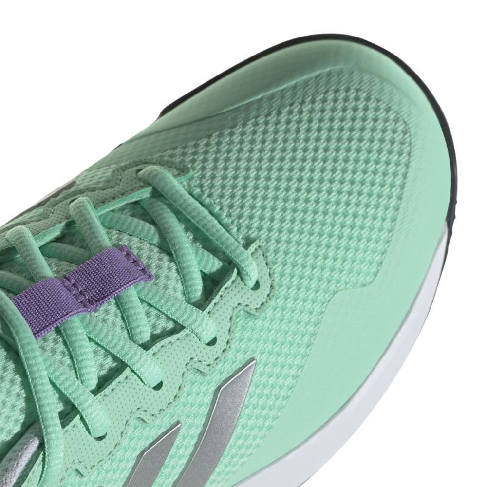 Женские Кроссовки теннисные Adidas Game Court 2 W - pulse mint/silver metallic/violet fusion