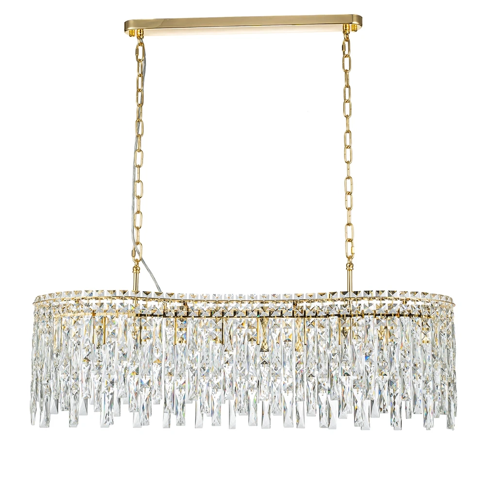 Подвесная люстра Indigo CARLETTI 12041/10P Gold V000443