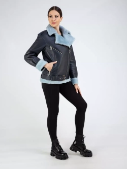 Дубленка авиатор натуральная зимняя